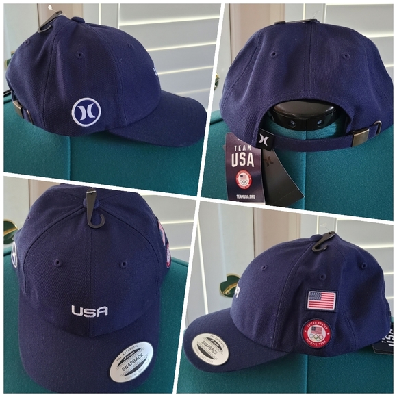 👀50% OFF🇺🇲🧢 NWT‼️ Hurley brand USA Olympic Team Hat - Picture 1 of 9